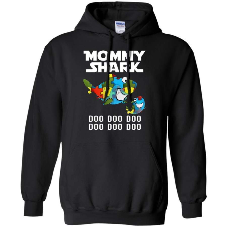 AGR Mommy Shark Autism Doo Doo Doo Shirt Hoodie