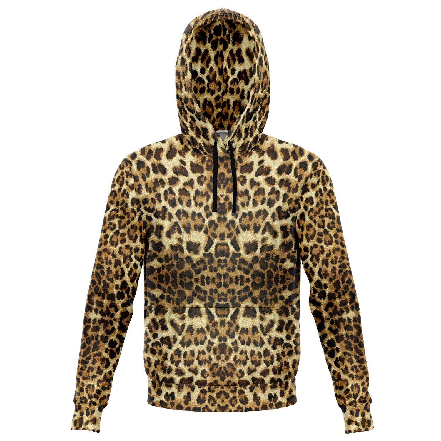 Leopard Print Pullover Hoodie