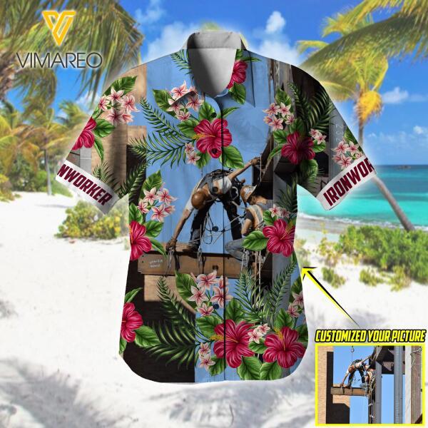 Personalized Ironworker Hawaiian Shirt Printed Ha27272