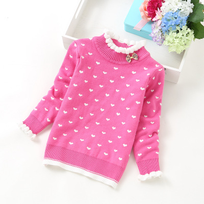 2022 Ins Fashion Girls Sweaters Thick Sweater 2-12years Children Clothing K5108 alx