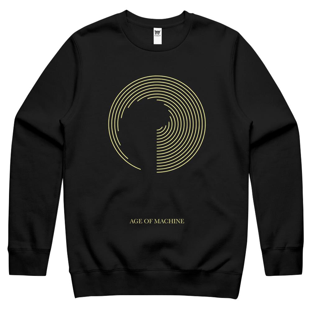 Official Greta Van Fleet Age Of Machine Black Crewneck Sweatshirt T-Shirt