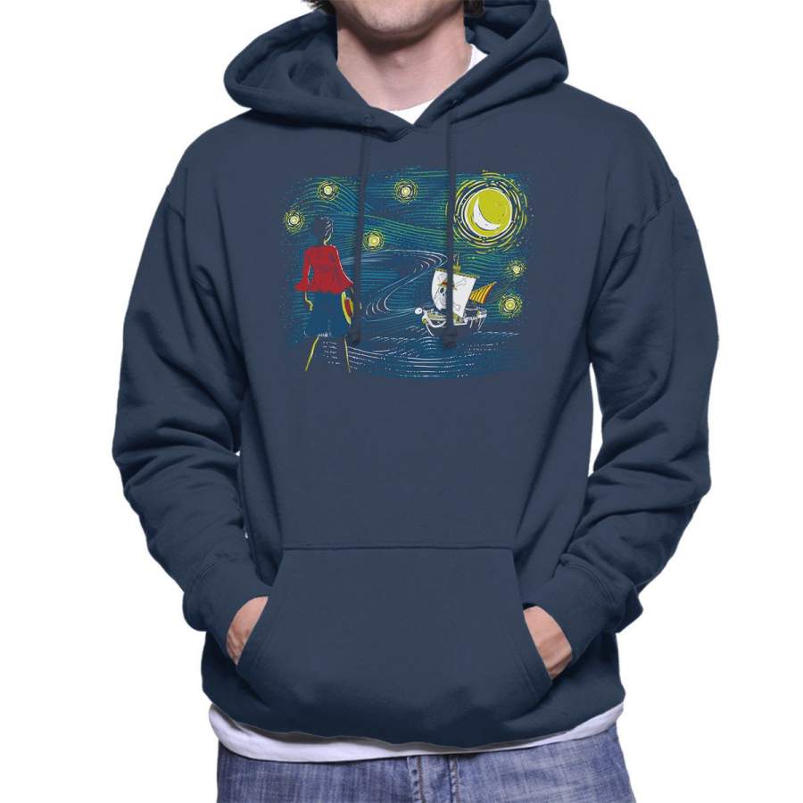 Starry Sea One Piece Men’s Hooded Sweatshirt