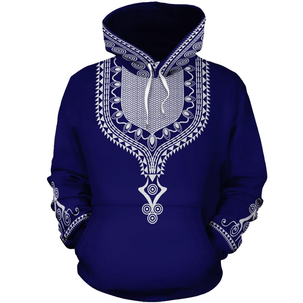 Greek Life Hoodie – Blue Dashiki Pullover