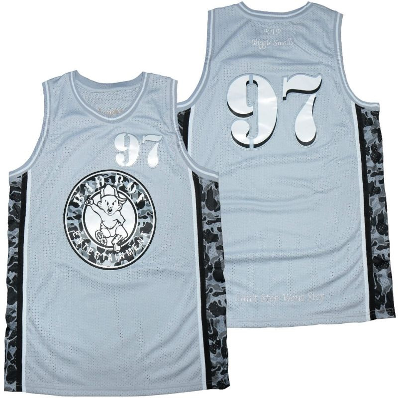 Bad Boy Entertainment Biggie Smalls #97 NBA Basketball Jersey For Fans