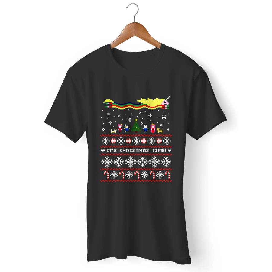 Adventure Time Art Christmas Man’s T-Shirt