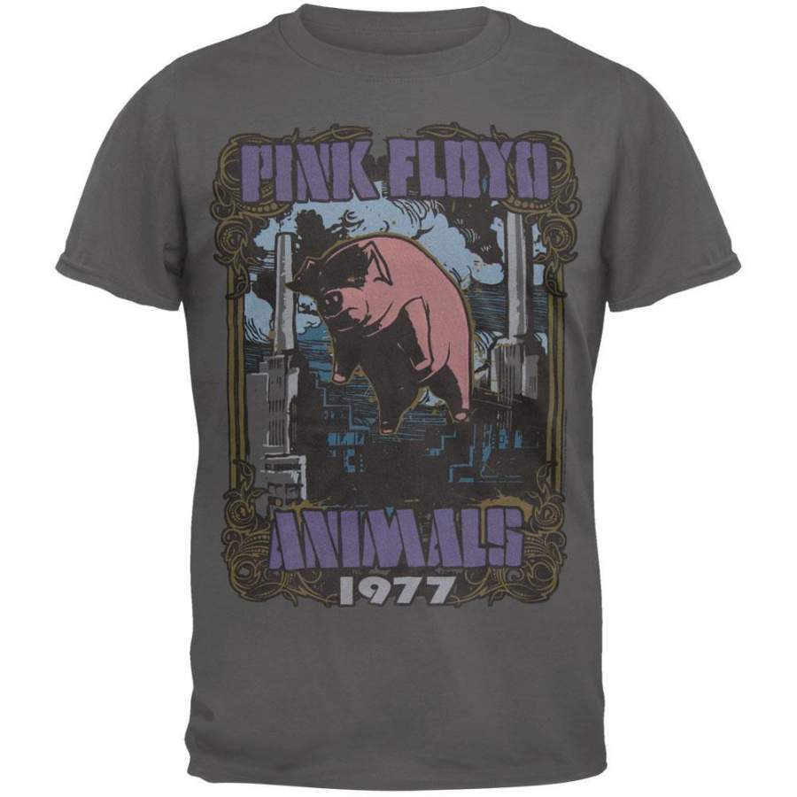 Pink Floyd – Animals 1977 Grey T-Shirt