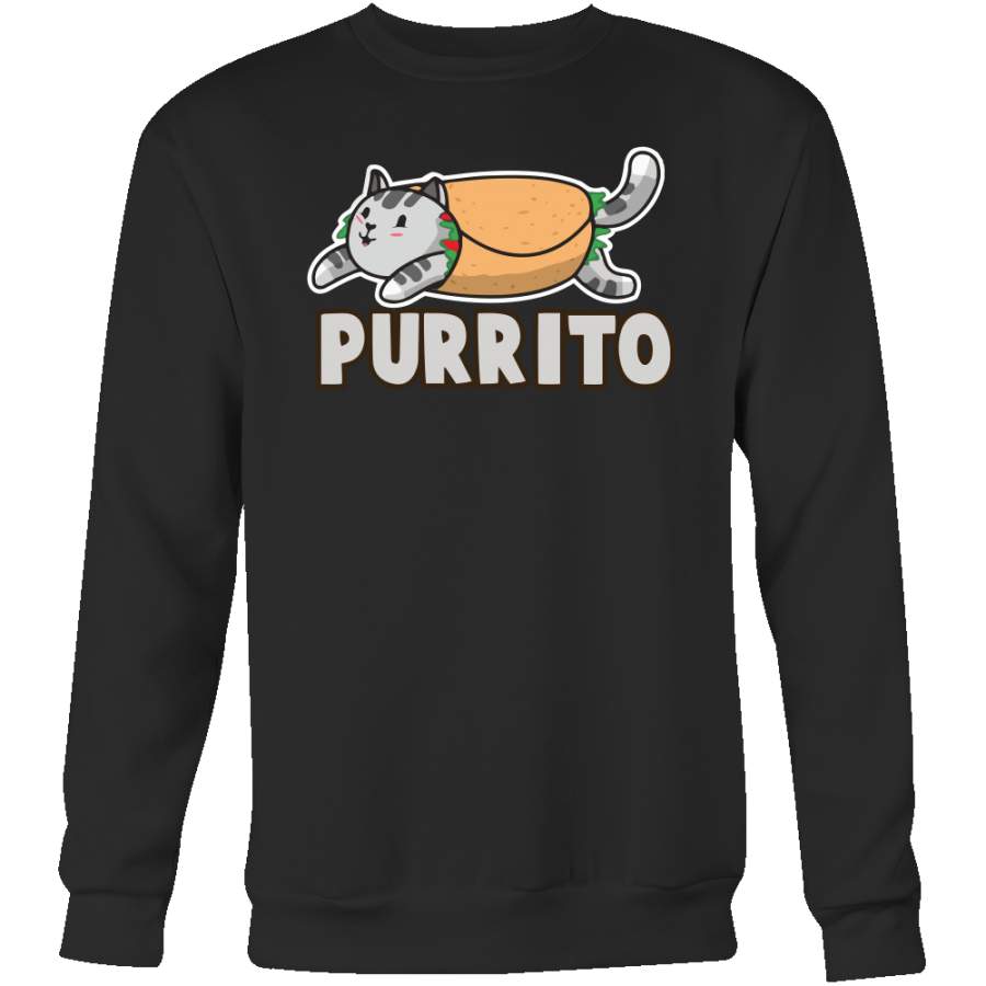 Taco mexican purrito Sweatshirt Funny T Shirt – TL00602SW