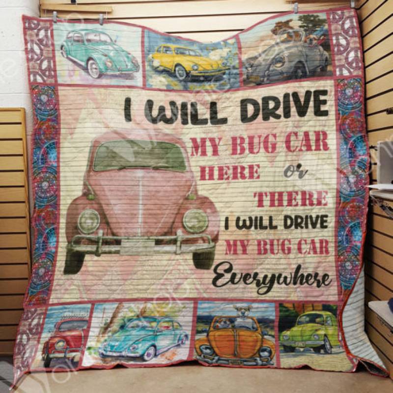 Hippie Bug Car Blanket SEP1602 77058