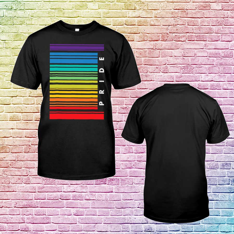 T Shirt For Gay, Lgbt Barcode Gay Pride Classic T-Shirt, Pride Shirt