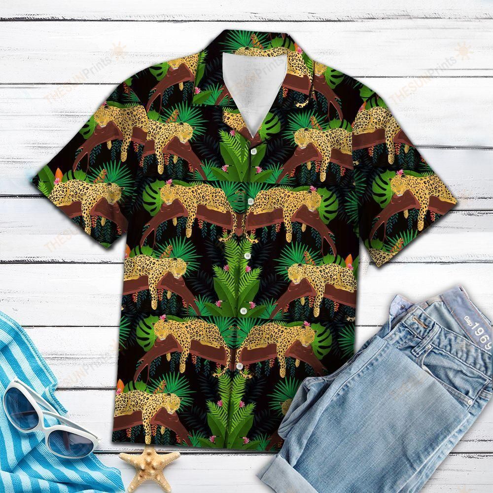 Leopard Jungle Hawaiian Shirt Ha102131