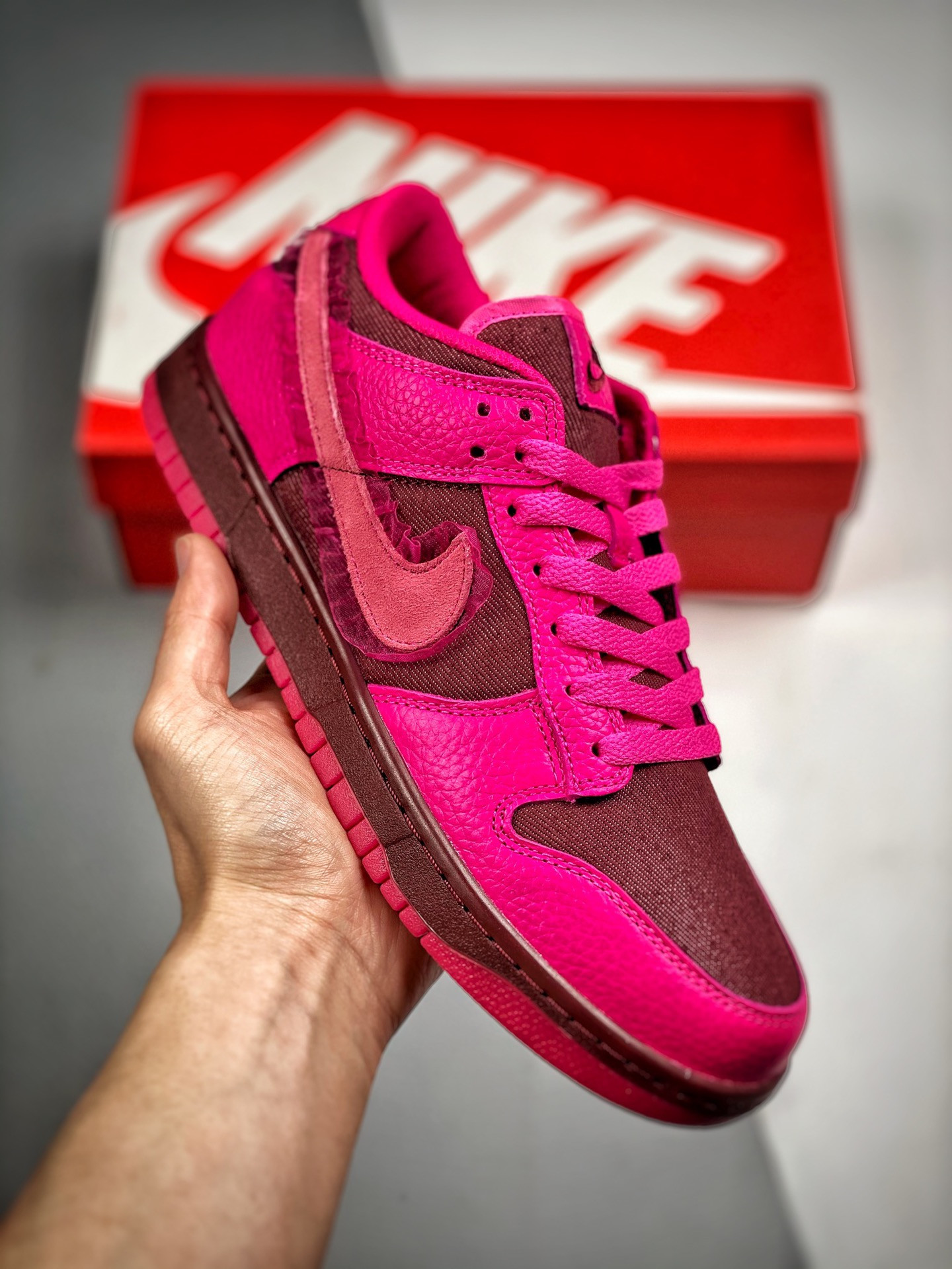 Nike Dunk Low ‘Valentine s Day’ Team RedPink Prime DQ9324-600 5339425