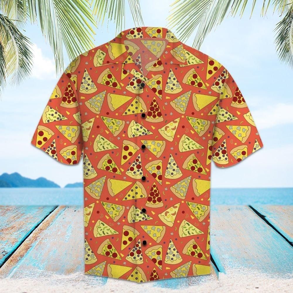 Pizza Aloha Hawaii Shirt Colorful Short Sleeve Summer Beach Casual For Men And Women Ha95716