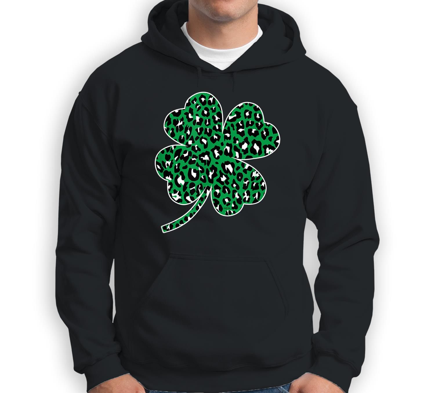 Green Leopard Clover Lucky Leaf St Patricks Day ASM Sweatshirt & Hoodie