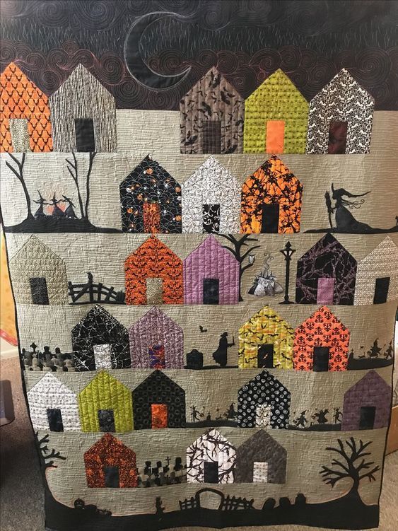 Halloween House CLA0710463Q Quilt Blanket