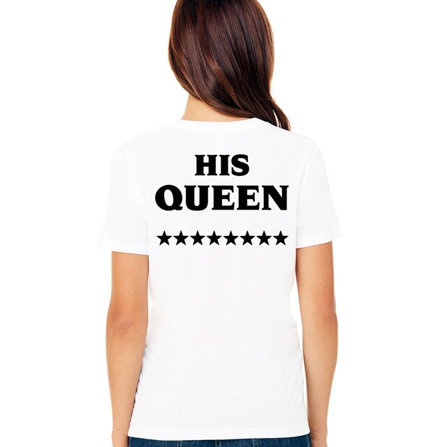The King With His Queen Matching Couple Tees
