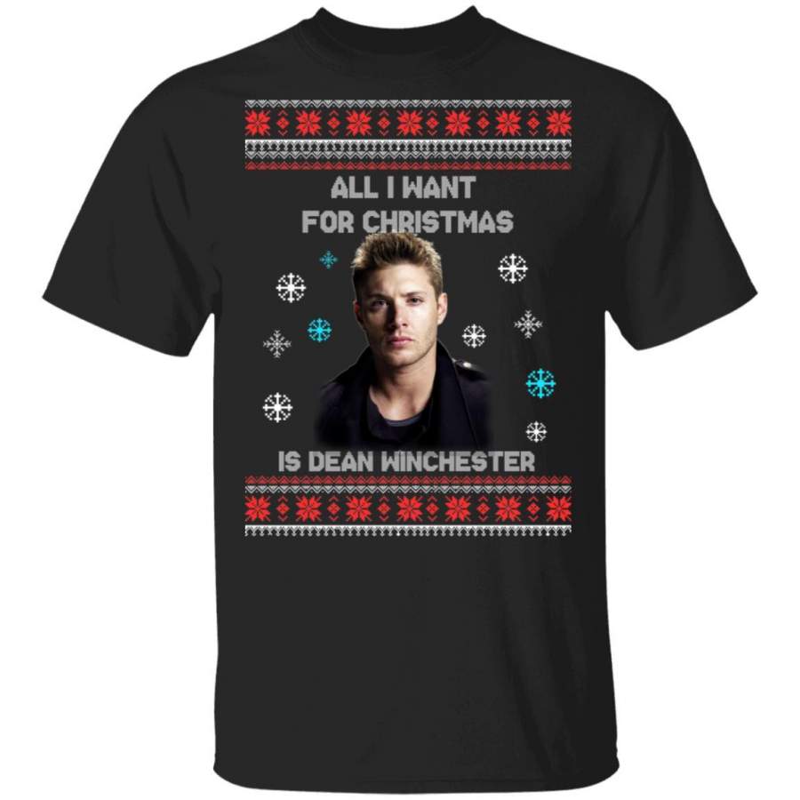 All I Want For Christmas Is Dean Winchester Ugly Sweater