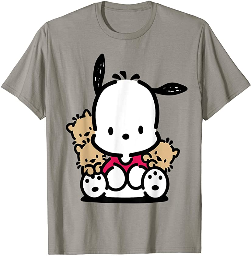 Pochacco & Friends Dog Puppy Animal Lover Valentines Couples T-Shirt