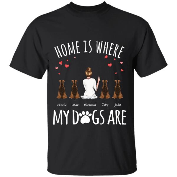 Home Is Where My Pets Are Personalized Pet T-Shirt