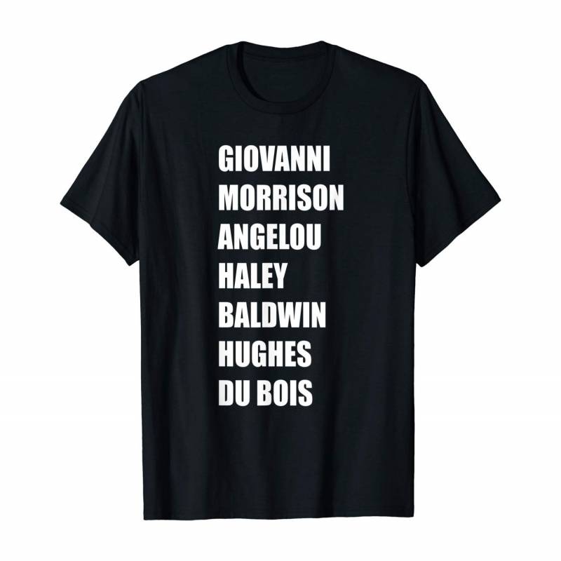 African American Writers Black History T-shirt