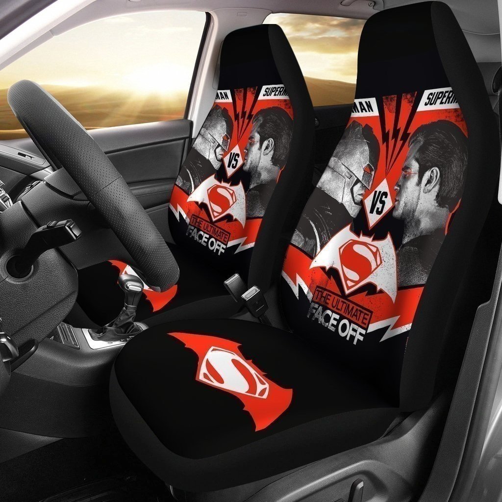 The Ultimate Face Off Batman V Superman Car Seat Covers