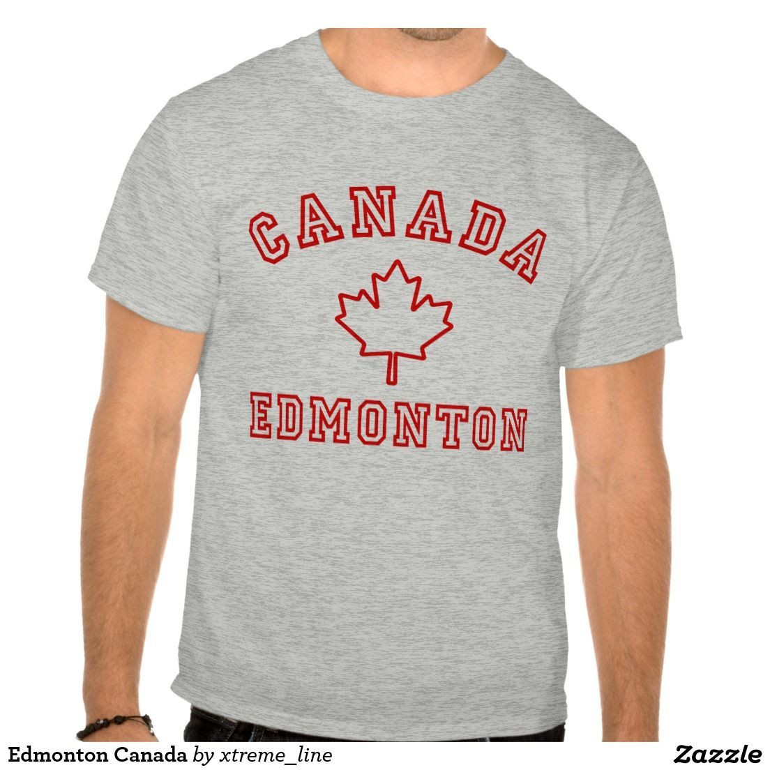 Edmonton Canadian Maple Leaf Shirt