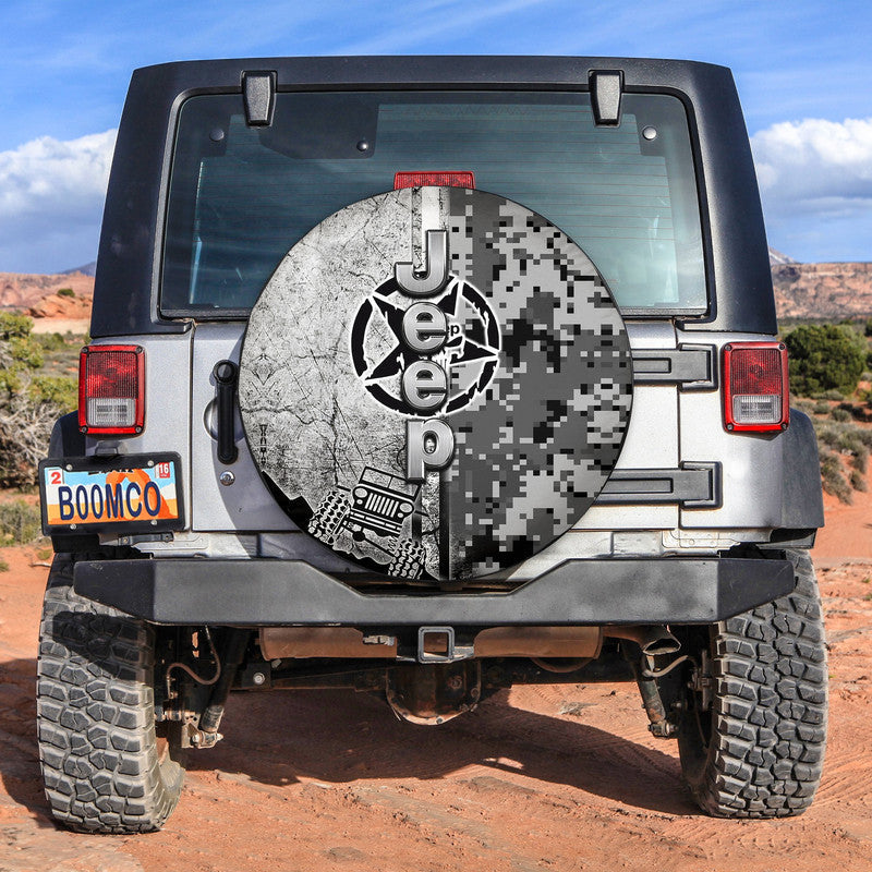 Camouflage Army Jeep Spare Tire Cover Lt6