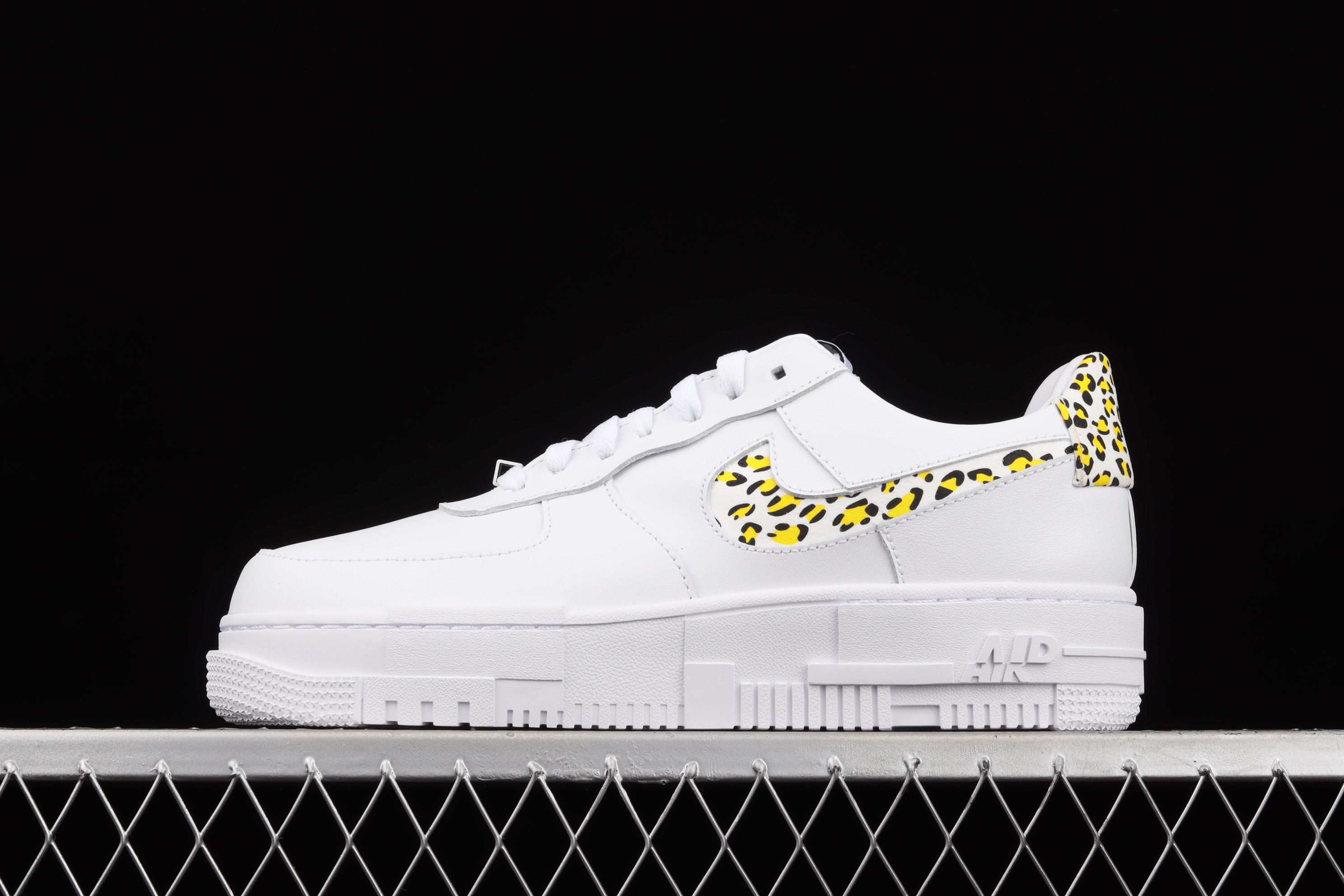 Nike Air Force 1 Low Pixel White Leopard Shoes Sneakers, Women SNK329765191