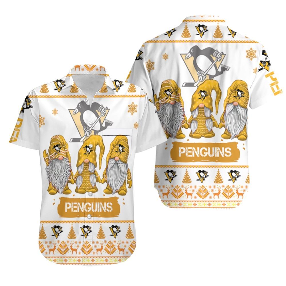 Christmas Gnomes Pittsburgh Penguins Ugly Sweatshirt Hawaii Shirt Ha52688