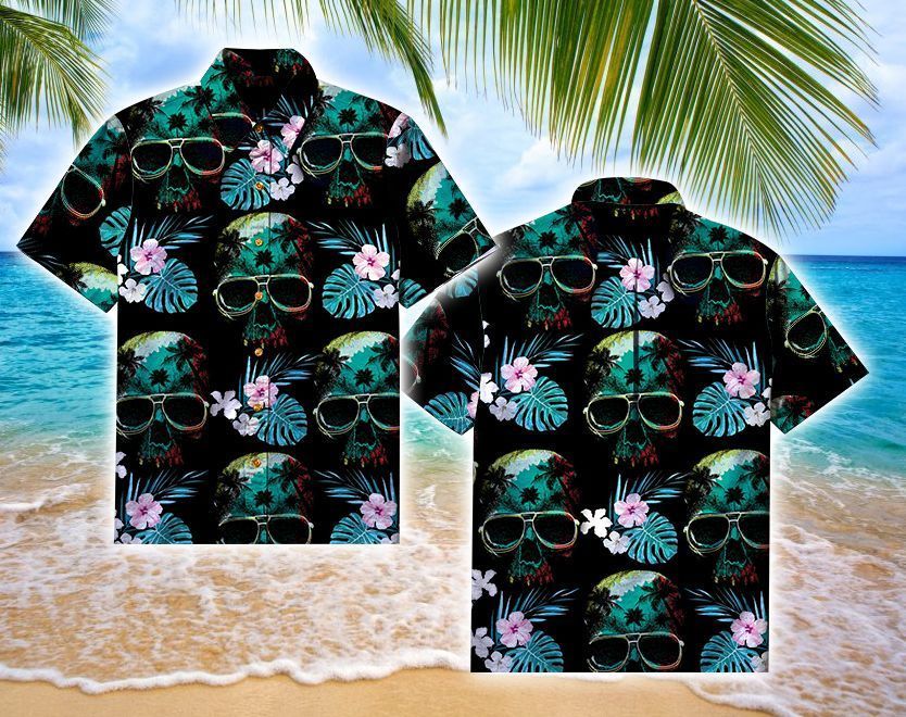 Shop From 1000 Unique Skull Cool Tropical Full Hawaii Shirts Ha64512