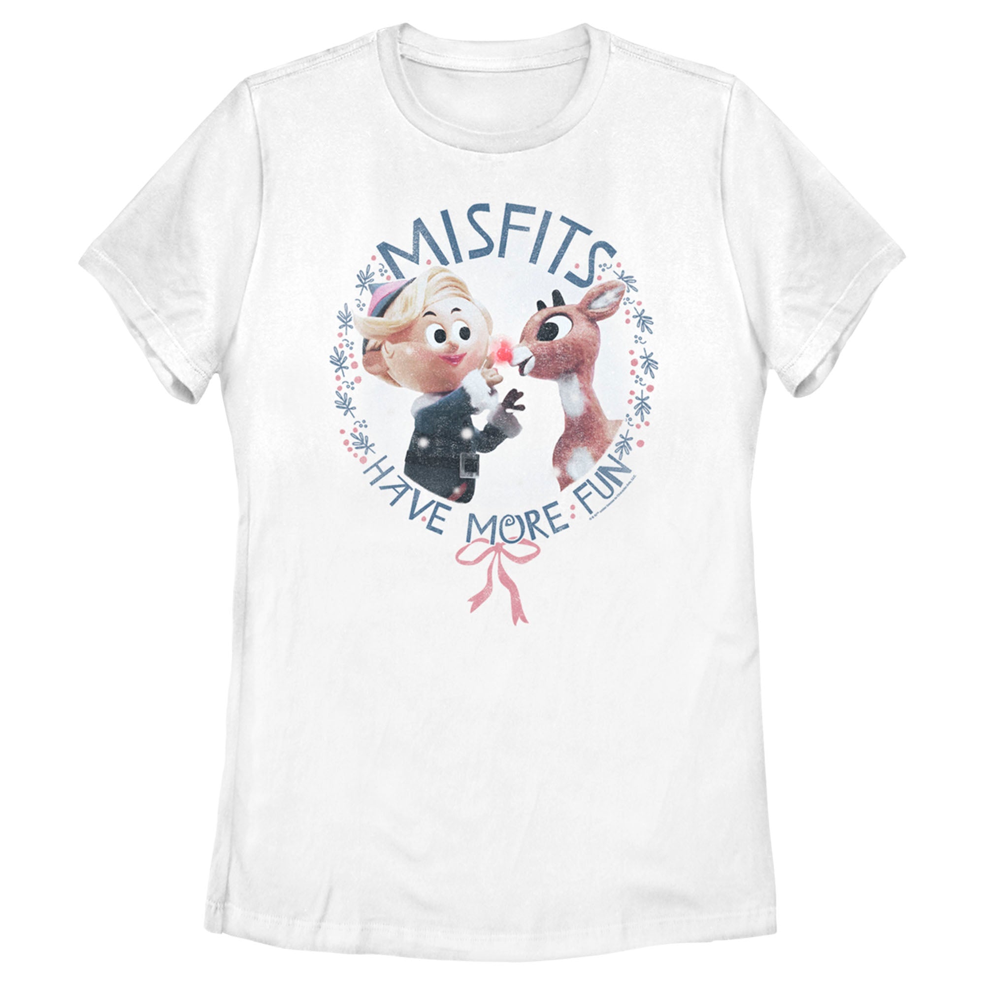 Rudolph The Red-Nosed Reindeer Women’S Misfits Have More Fun  T-Shirt