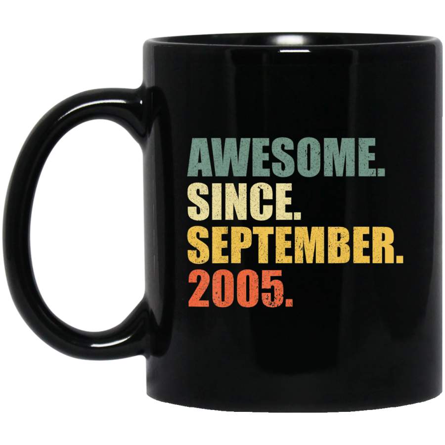 Awesome since September 2005 Vintage 14th Birthday g Coffee Mug