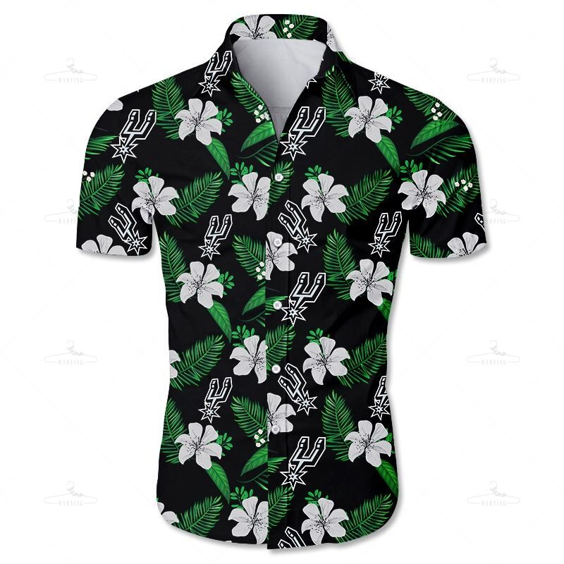 San Antonio Spurs Hawaii Shirt Tropical Flower Summer Ha72647