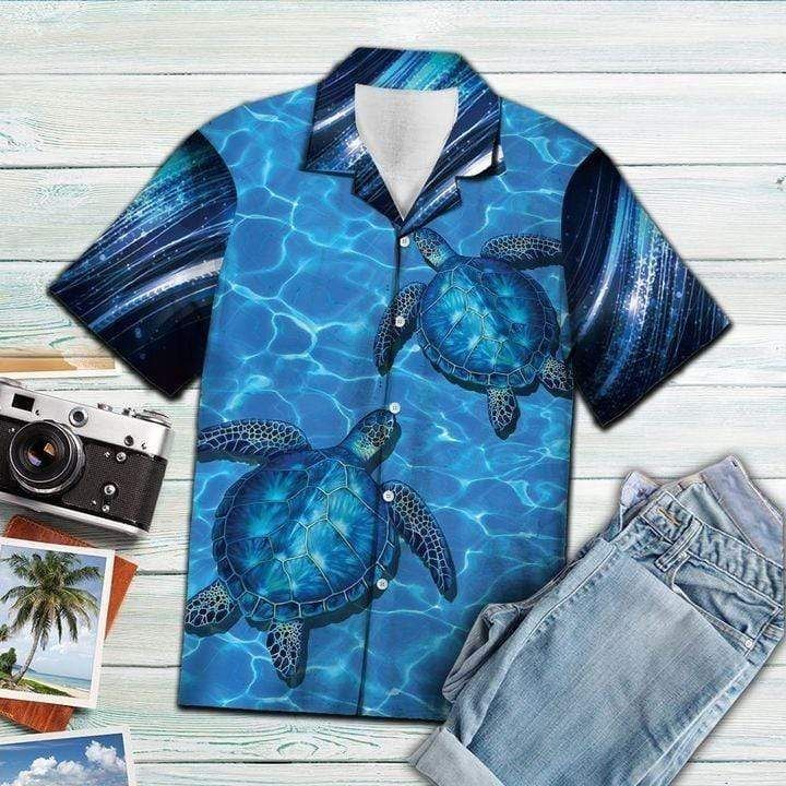 High Quality Sea Turtle Soul Hawaii Aloha Shirts Ha21995