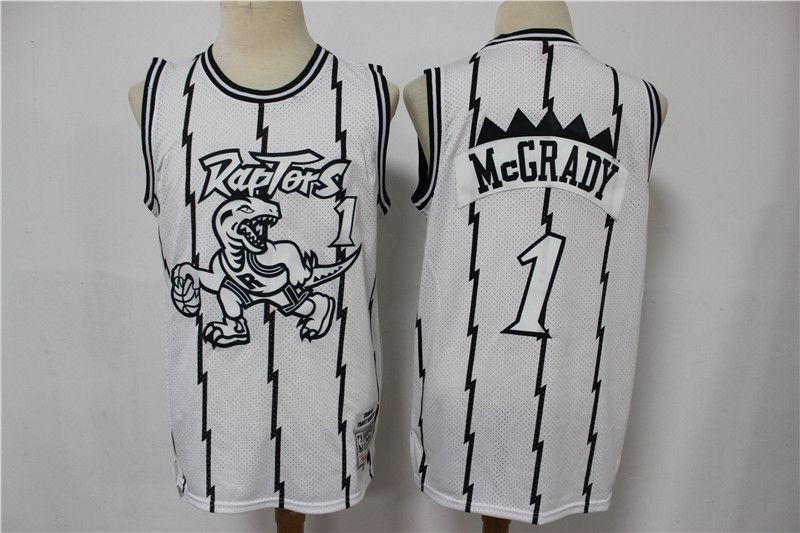 Toronto Raptors Tracy Mcgrady #1 NBA Classic White Jersey