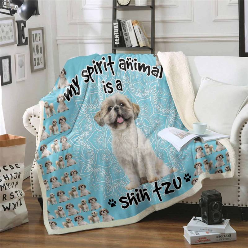 Shih Tzu My Spirit Animal WBM928 Awesome Quilt