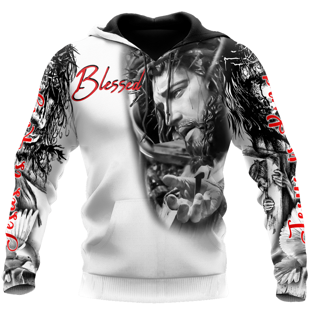 Jesus Tattoo 3D All Over Printed Hoodie For Men And Women