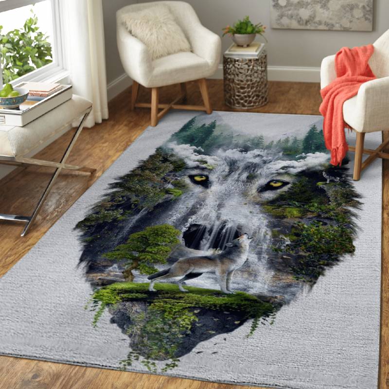 wolves – Animals Area Rug Carpet