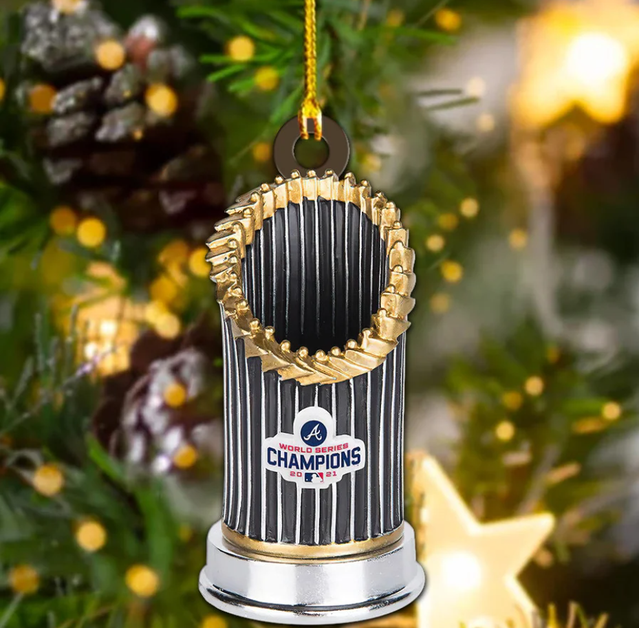 World Series Atlanta Champions 2021 Christmas Ornament