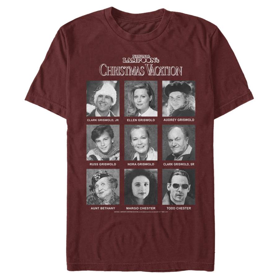 National Lampoon’s Christmas Vacation Men’s Griswold Yearbook  T Shirt