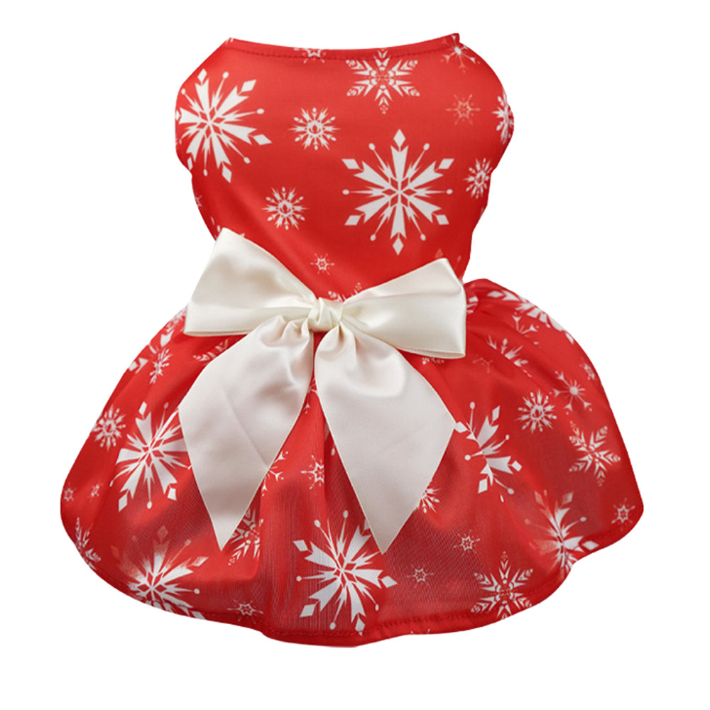 Christmas Dog Dresses For Small Dogs Clothes Summer Christmas Cosplay Cat Pet Dog Dress Fancy Princess Puppy Dress alx