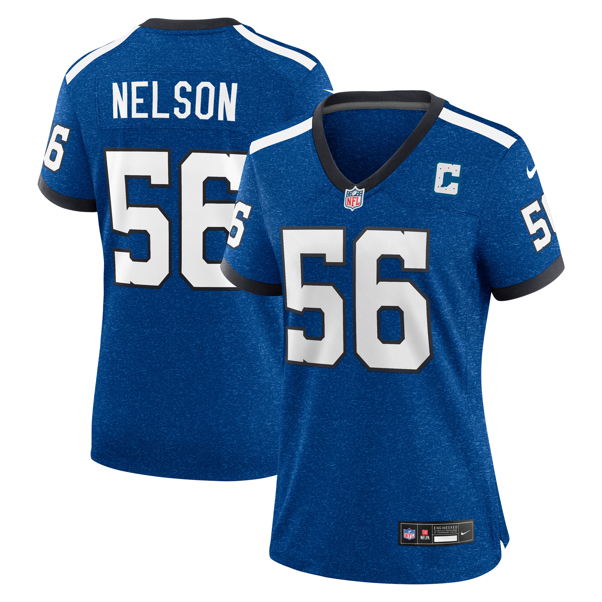 Quenton Nelson Indianapolis Colts Women's Indiana Nights Alternate Game Jersey – Royal