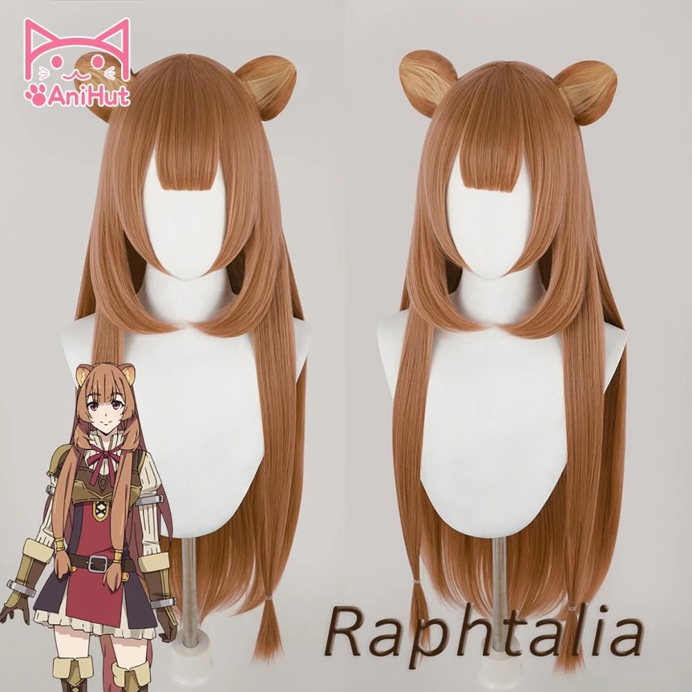 【Anihut】Tate no Yuusha no Nariagari Raphtalia Wig with EARS The Rising of the Shield Hero alx