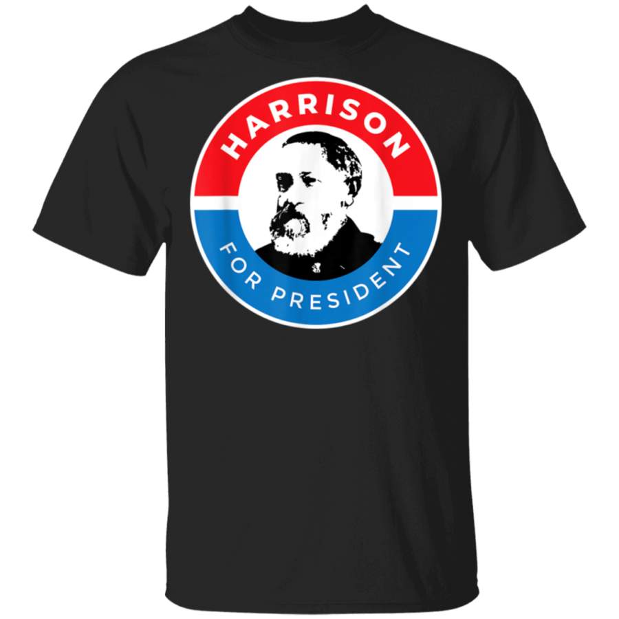 Benjamin Harrison Shirt President Vintage Political Campaign TShirt