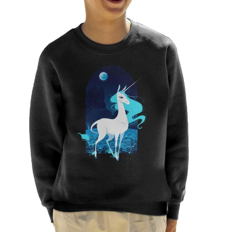 Amalthea Greek Mythology The Last Unicorn Kid’s Sweatshirt