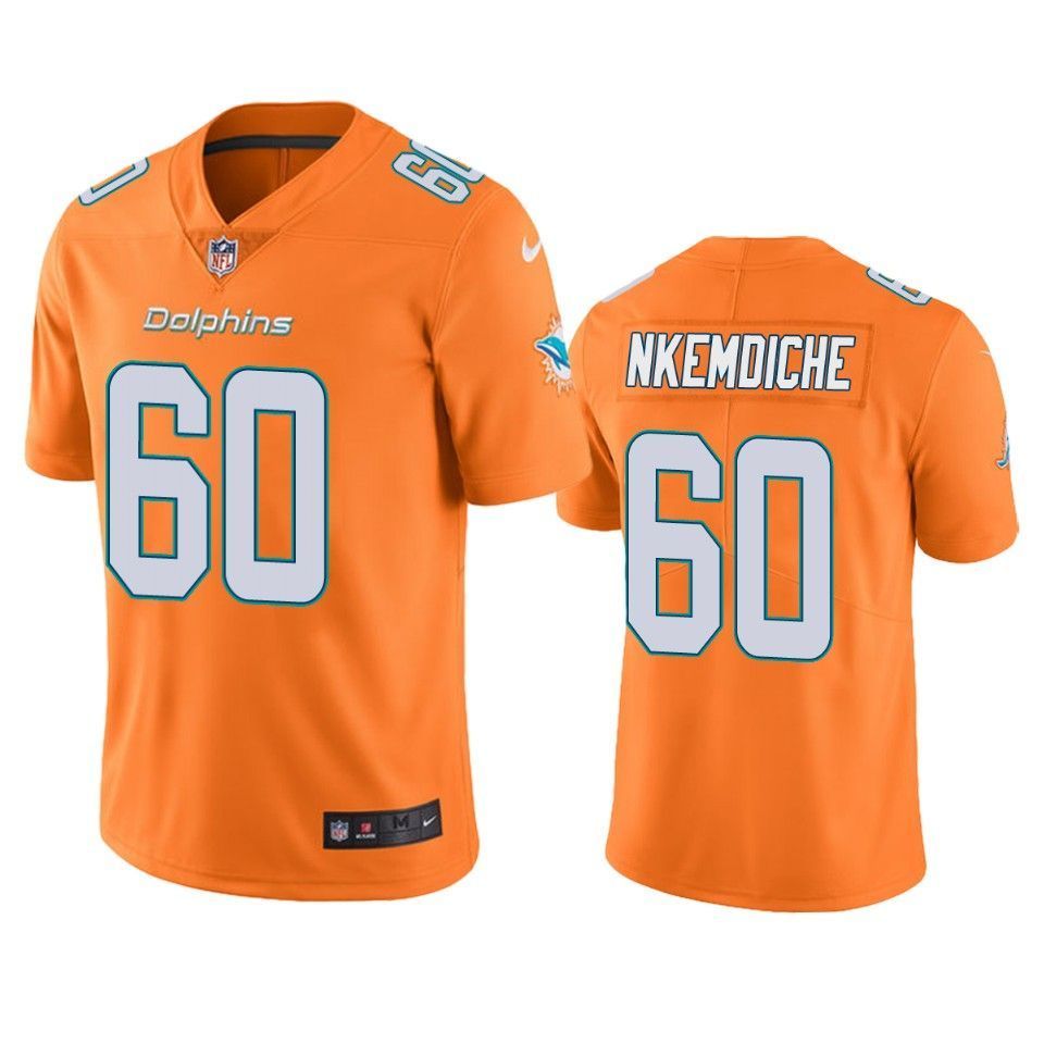 Dolphins Robert Nkemdiche Color Rush Limited Orange Mens Jersey