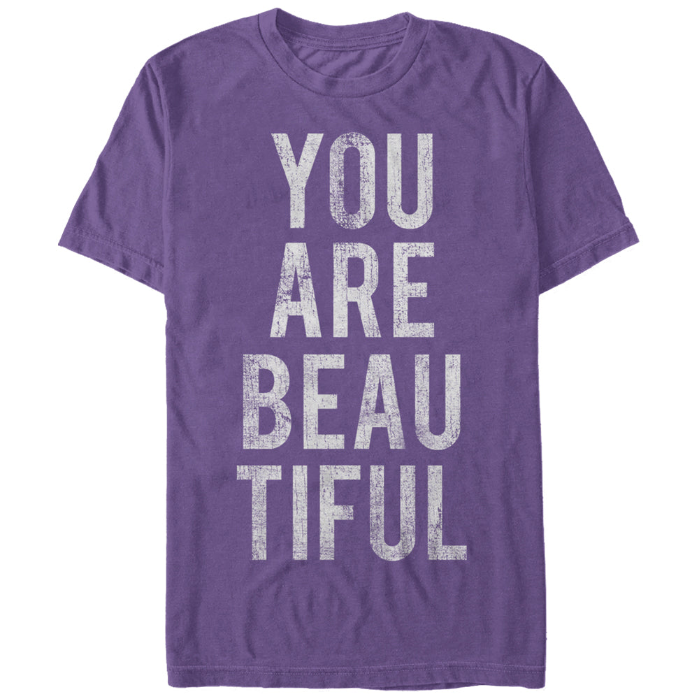 Chin Up Women’S You Are Beautiful Vertical  Boyfriend Tee