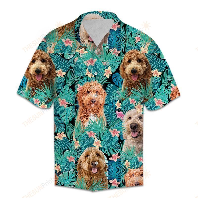 Goldendoodle Tropical Hawaiian Shirt Ha26462