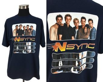 Vintage 2000 Original ‘n Sync T-shirt  | Boy Band Never-worn Dead-stock Nsync Justin Timberlake Lance Bass Joey Fatone Concert Tour Pop 6014