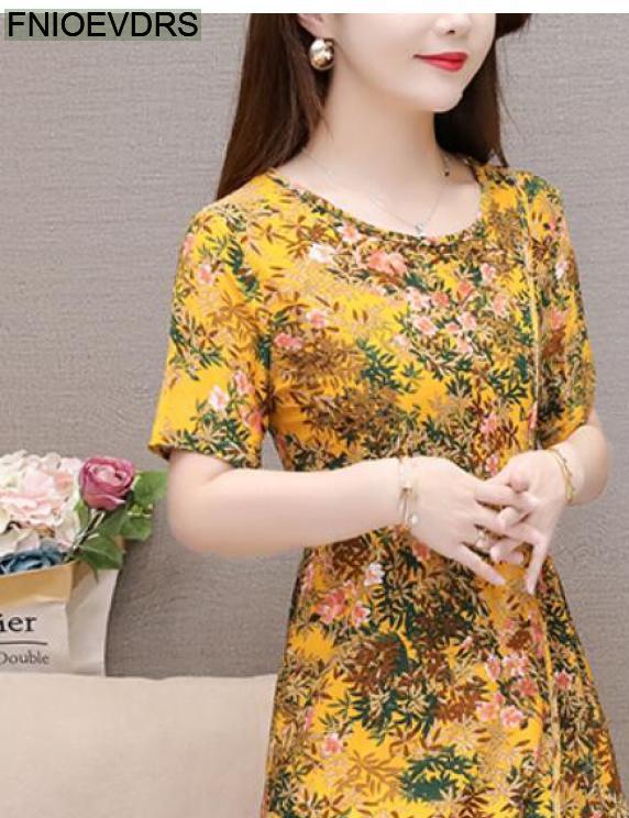 Women 2022 Summer Retro Vintage Elegant Office Lady Shirts Casual Loose Floral Print Peplum Tops Blouses 760 alx