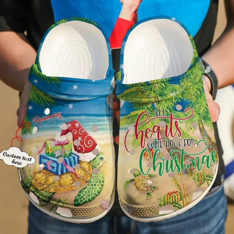 Sea Turtle Personalized Christmas 102 Gift For Lover Rubber clog Shoes Comfy Footwear